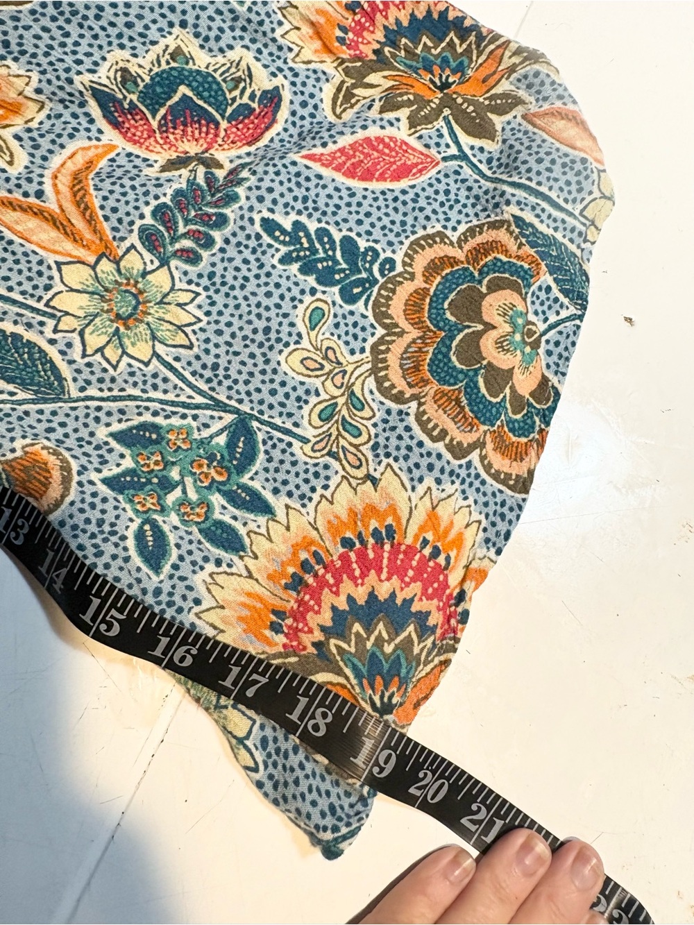 Angie Paisley Print V-Neck Wide-Leg Jumpsuit small - Picture 6 of 9